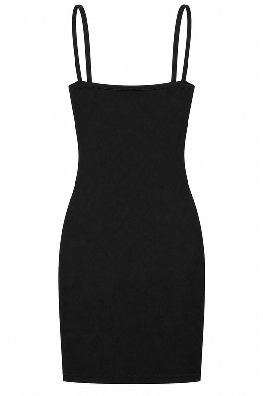 Sculpted Ring Cutout Mini Dress