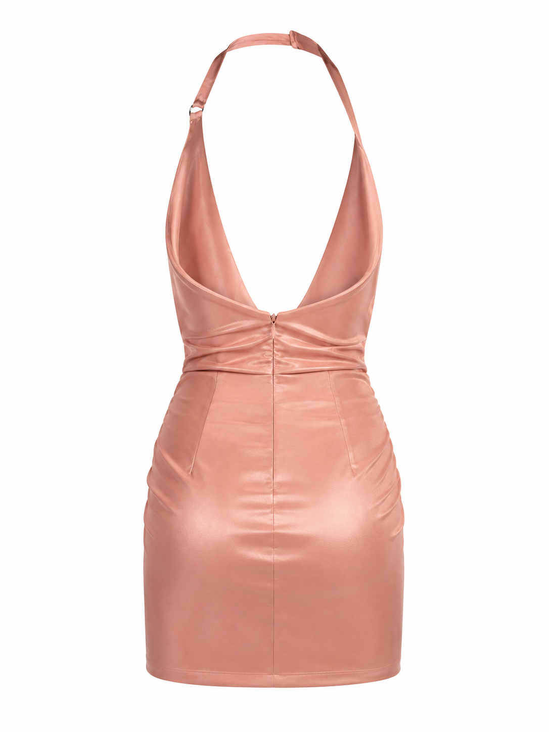Satin Halter Dress