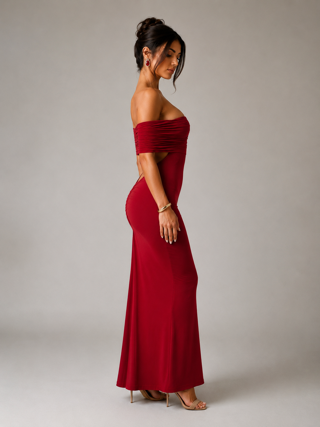 Sculpted Backless Dress