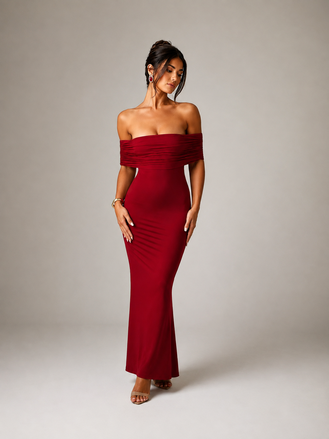 Sculpted Backless Dress