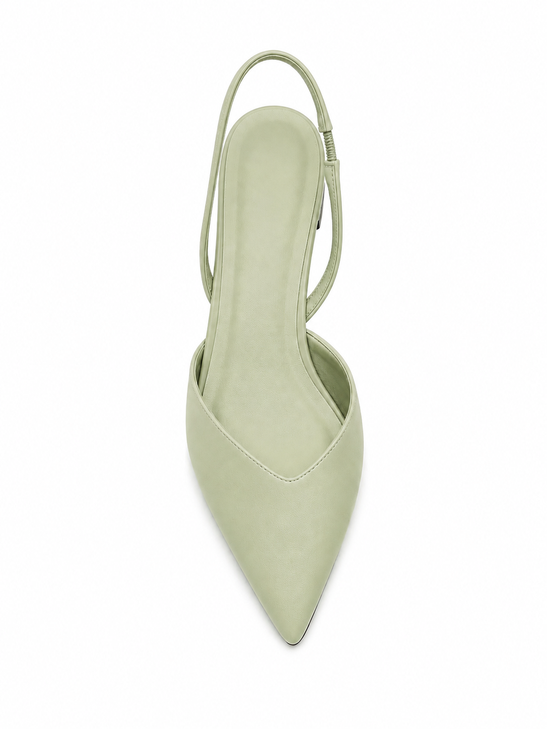 Pointed-Toe Slingback Heels