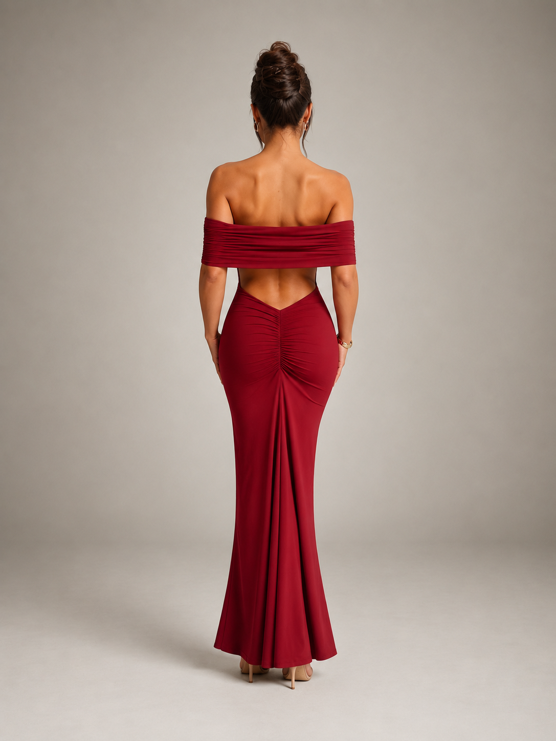 Sculpted Backless Dress