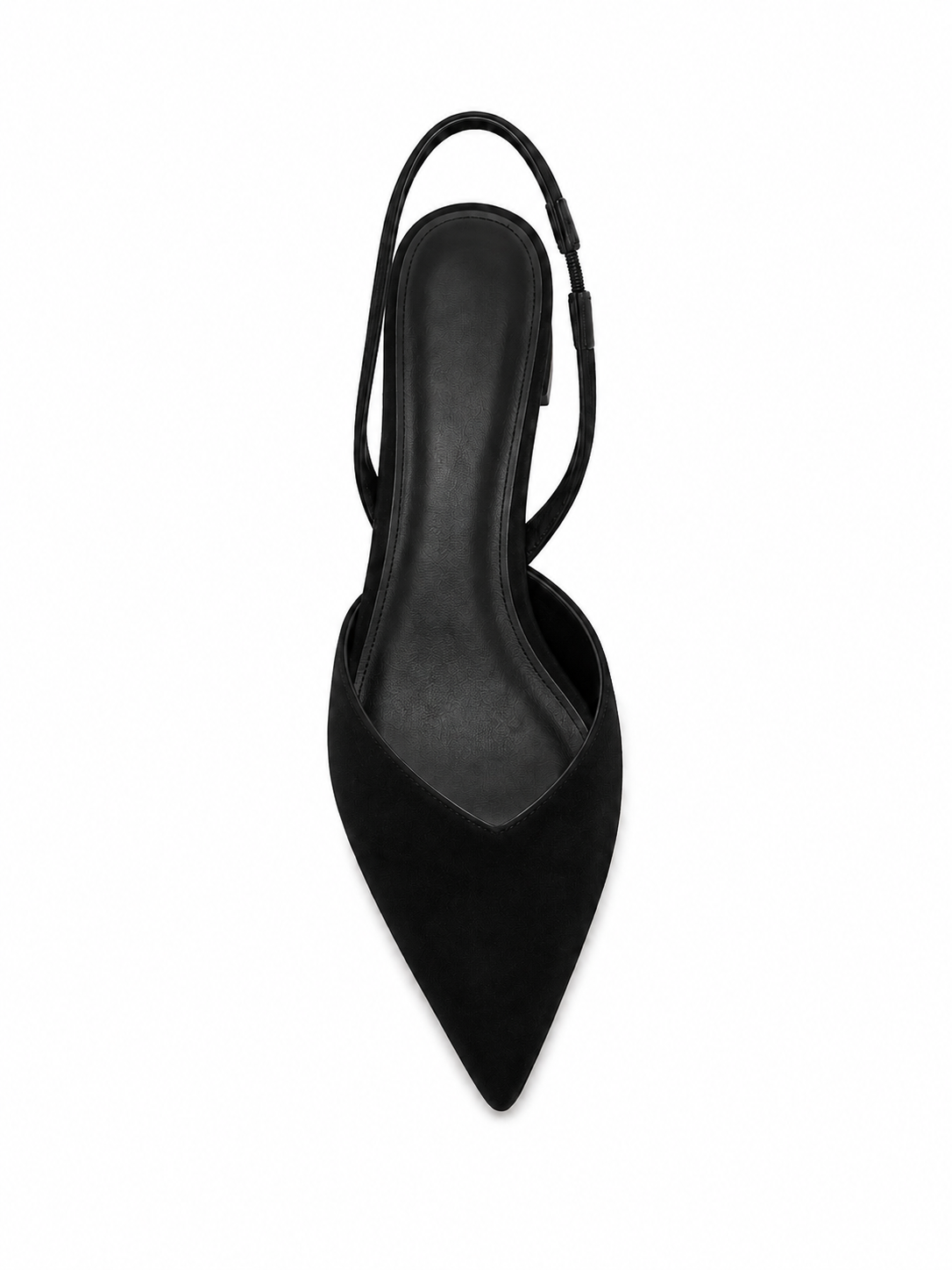 Pointed-Toe Slingback Heels