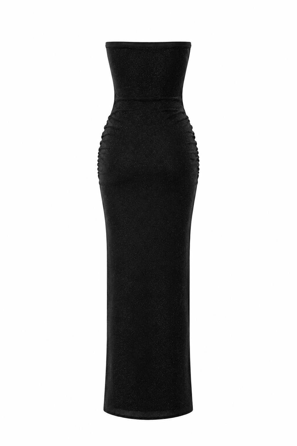 Ruched Strapless Maxi Dress