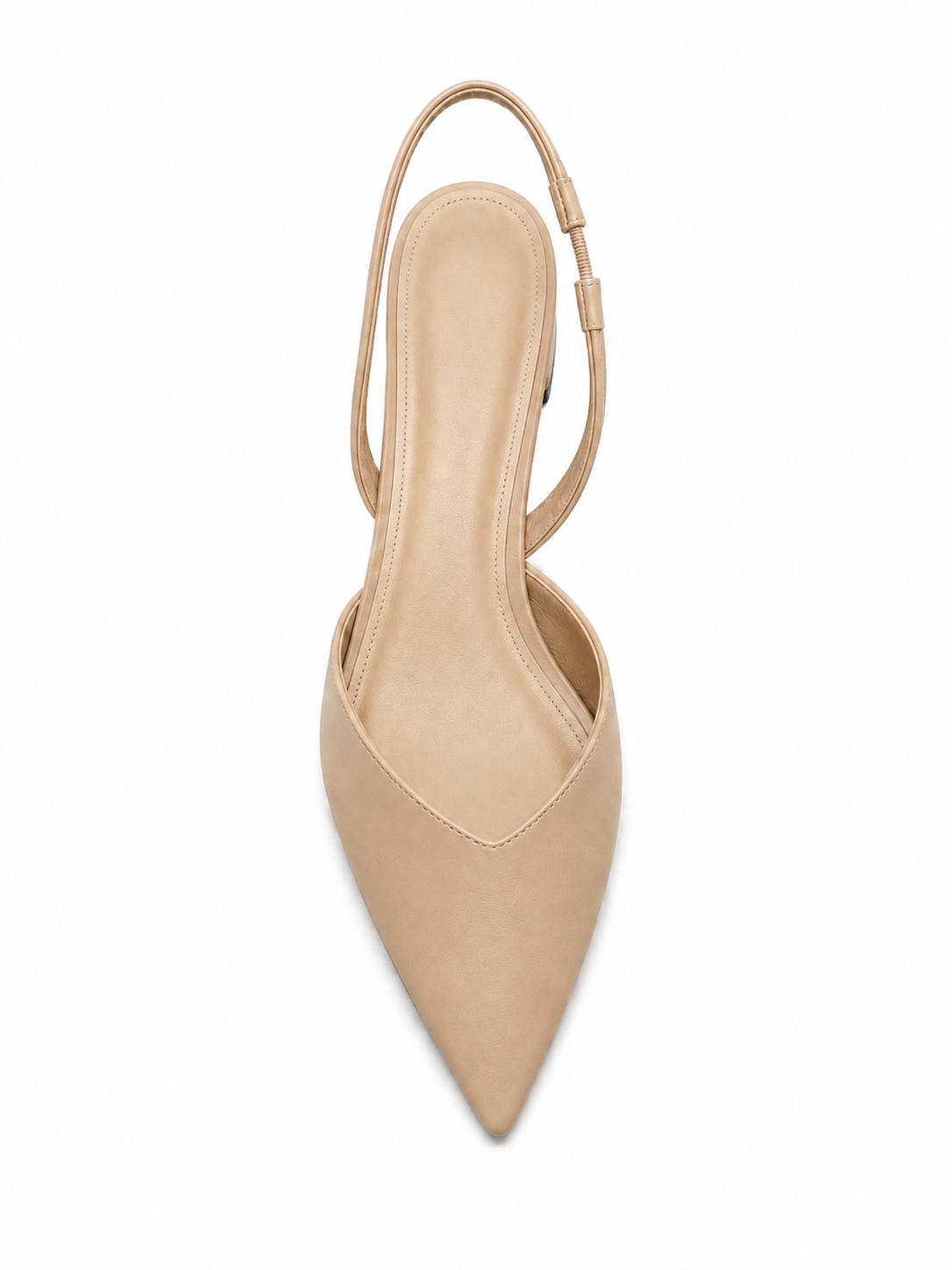 Pointed-Toe Slingback Heels
