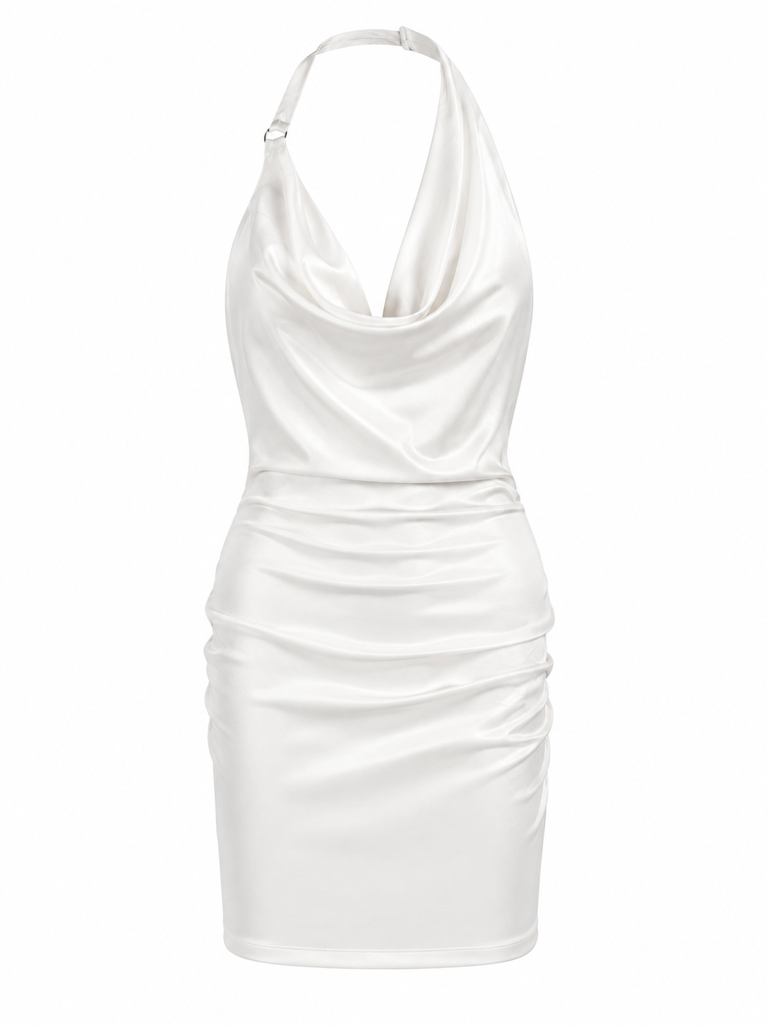 Satin Halter Dress