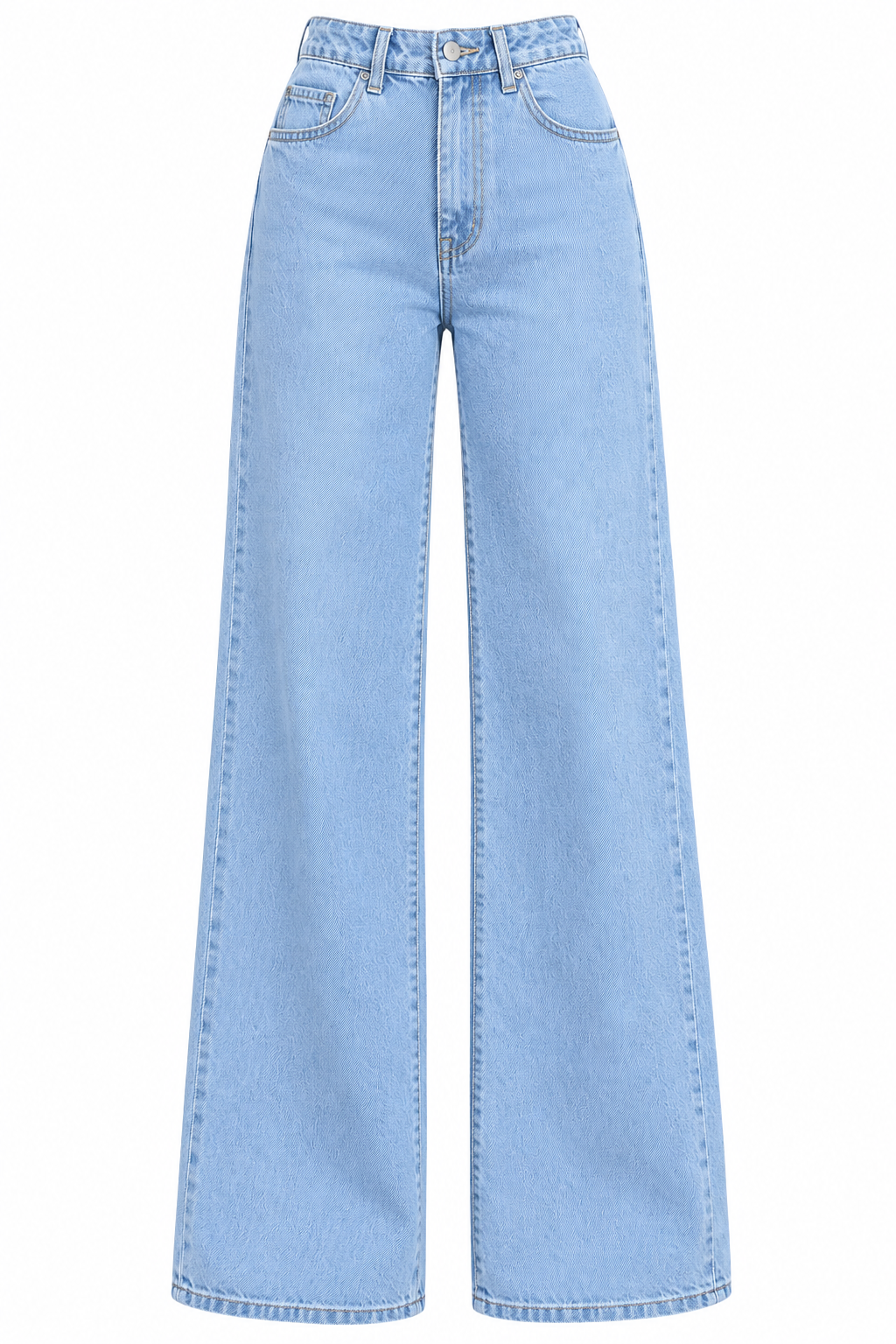 High-Waisted Wide-Leg Jeans