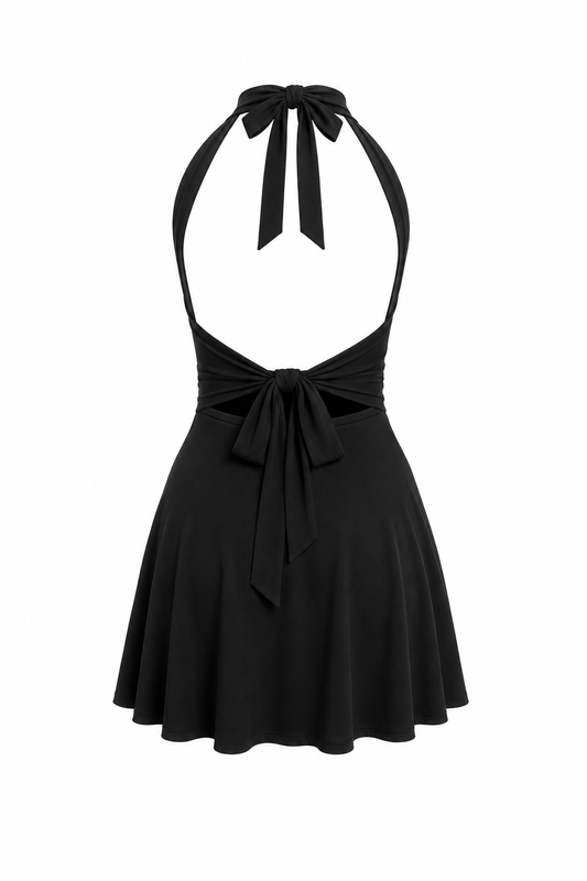 Draped V-Neck Maxi Dress