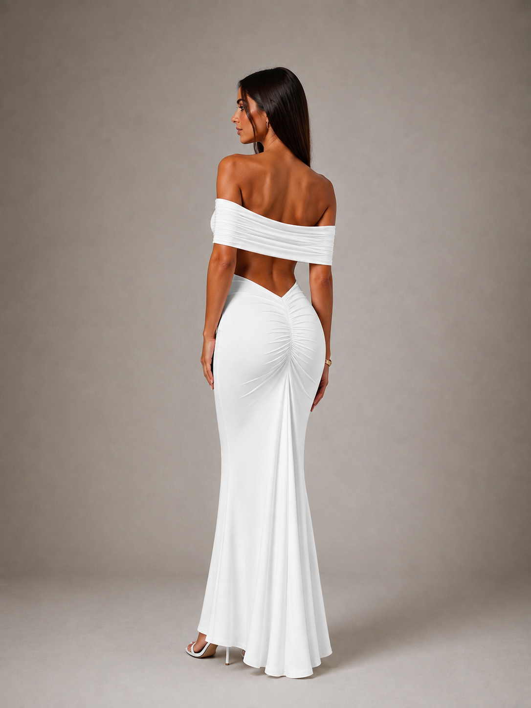 Sculpted Backless Dress